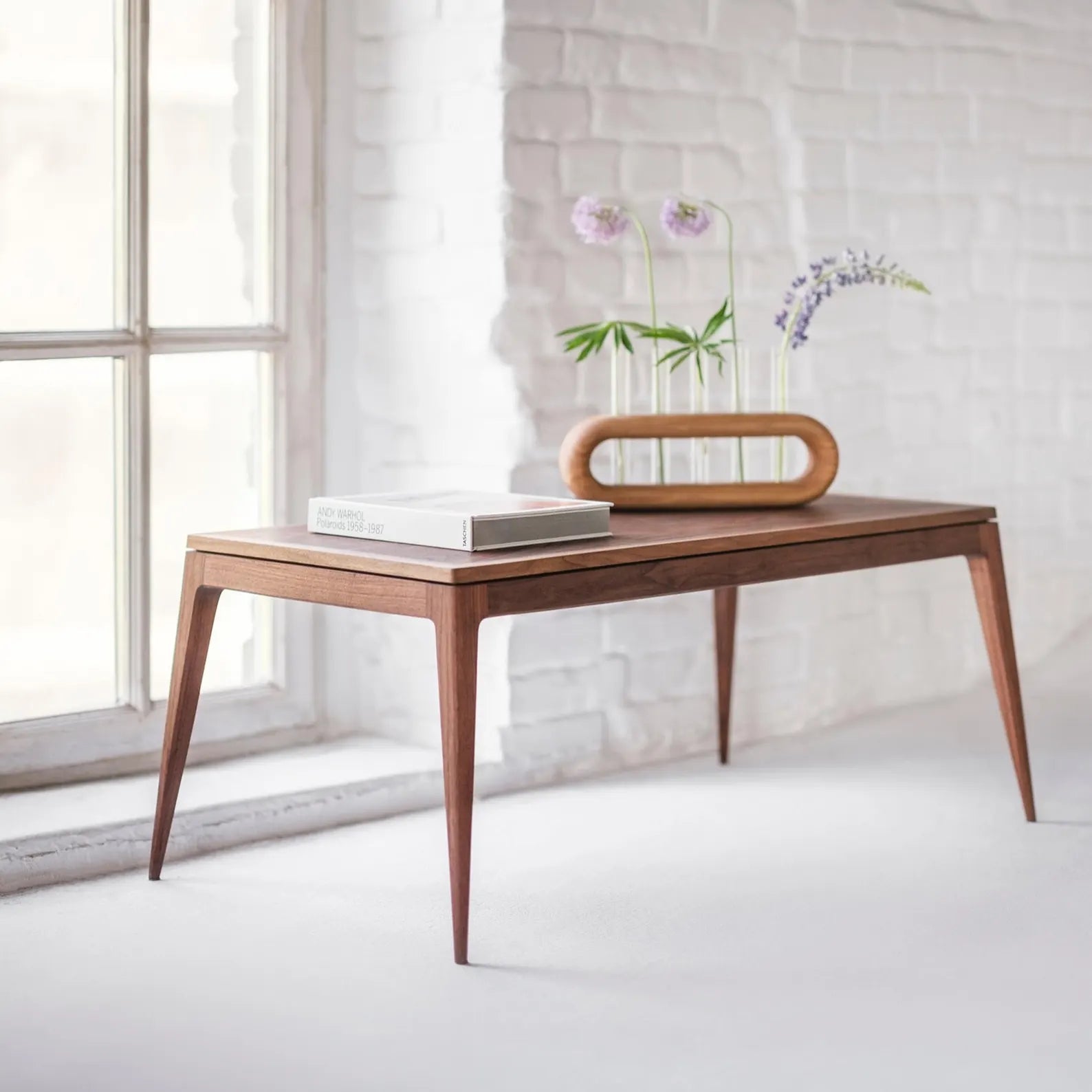 Low Modern Coffee Table – Rectangular Minimalist Center Table