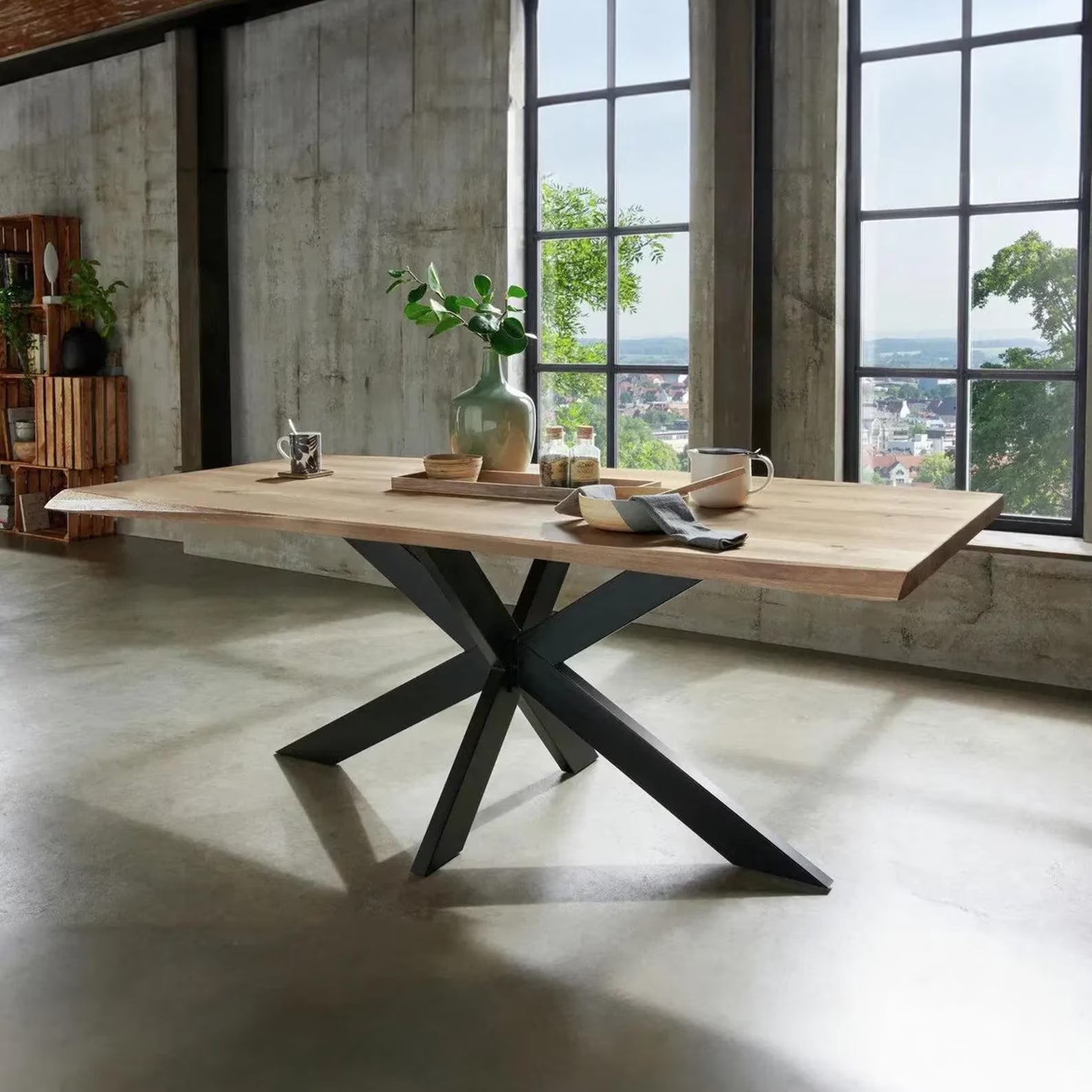 Solid Oak Dining Table