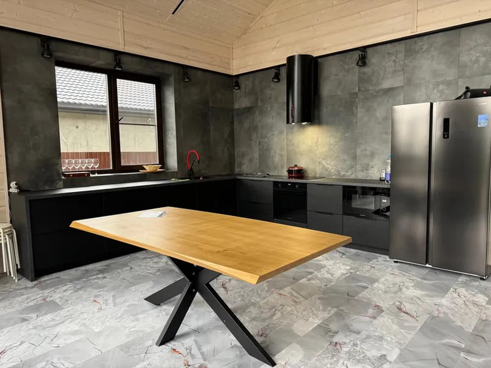 Solid Oak Dining Table