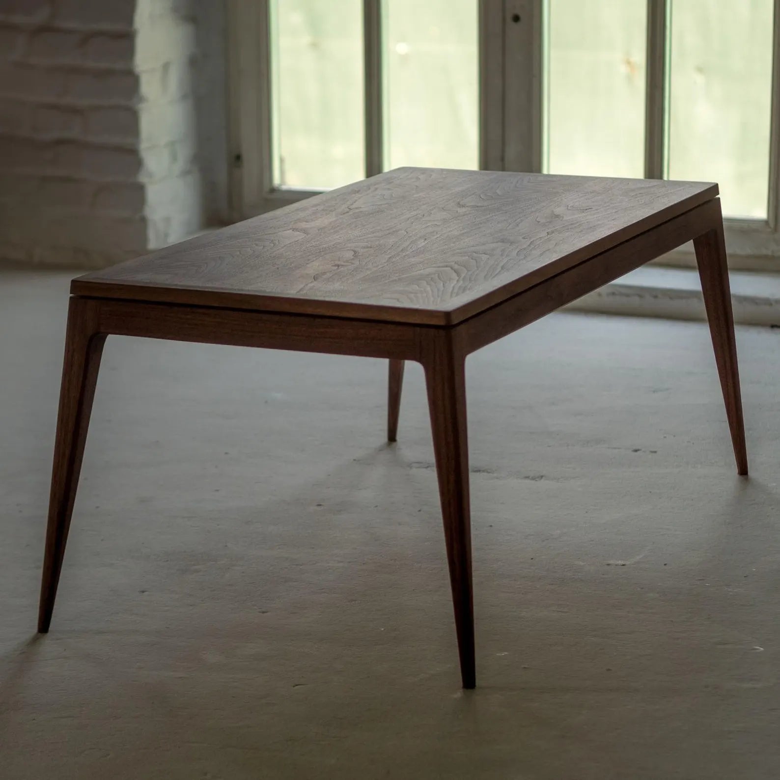 Low Modern Coffee Table – Rectangular Minimalist Center Table